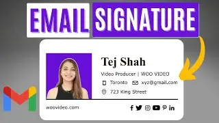 Create Gmail Signature with Images, Logo and Social icons for FREE ?|Adding Signature to GMAIL 2022|