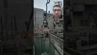 اعمال صب طابق ارضي في عمارة سكنية