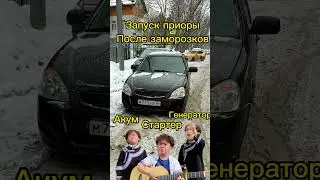 Запуск приоры после заморозков #лада #ваз #приора #навсебабки