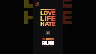 How to use gradient colour appropriately | in Adobe Illustrator   #tipsandtricks #illustrator
