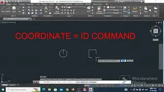coordinate command (id) command in autocad 2d