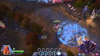 Heroes of the Storm - [Haunted Mines] - Jaina is a cold killer