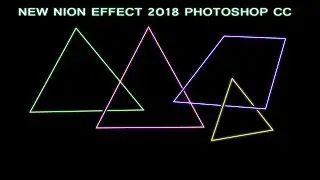 Glowing Neon Triangel Effect - Photoshop Tutorial