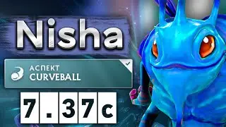 Чемпион Интернешнла на Паке с кручённой орбой! - Nisha Puck 7.37 DOTA 2