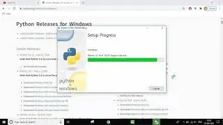 How To Install the Python Version 3 Software for windows 10