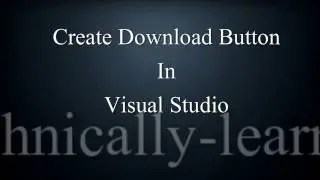 How to Create Download Button in Visual Basic