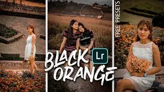 Tutorial Edit Foto Moody Black & Orange Lightroom CC Android - Free Presets