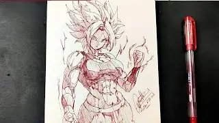 Draw  Kefla with 10 RS Red Pen