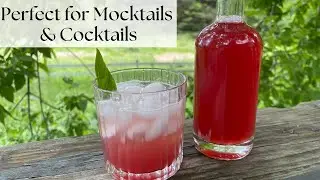 Rhubarb Cordial Recipe (Rhubarb Simple Syrup)