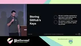 RailsConf 2023 - ActiveRecord::Encryption; Stop Hackers from... by Matthew Langlois, Kylie Stradley