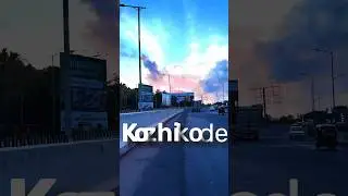 Thondhayad Flyover #kozhikode #beutifull #sky #neveseen #like #this #before #vazha #ipnone