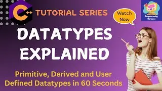 C++ Datatypes Explained in 60 Seconds #Shorts