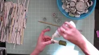 Rolled Paper Christmas Ornaments Part 1