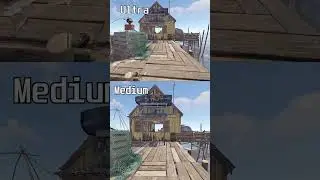 RUST: Medium vs Ultra settings Graphics Comparison 