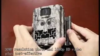 30MP Infrared Hunting Camera Trail Dual lens 0.25s  Infrared  Wireless