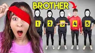 Sister Tries To Find Brother Blindfolded! *emotional*