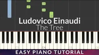 Ludovico Einaudi - The Tree EASY Piano Tutorial