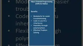 Introduction to Object Oriented Programming (OOP) for Python