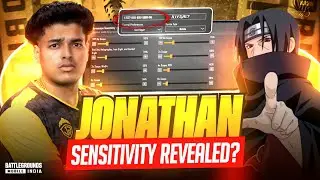 Jonathan BGMI Sensitivity Revealed 😱 Best Controls & Sensitivity Settings (100% Tested✅)