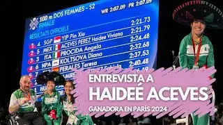 ENTREVISTA A GANADORA DE PRIMER MEDALLA MEXICANA EN JUEGOS PARALÍMPICOS A Haidee Aceves Pérez