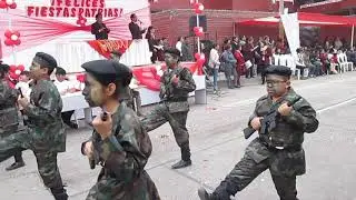 Desfile por fiestas patrias 1er Año Sección B CEP Nuestra Señora de Monserrat 2019