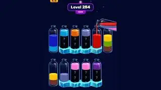 Magic Sort Level 251 to 255 | Satisfying & Relaxing Puzzle Gameplay Walkthrough