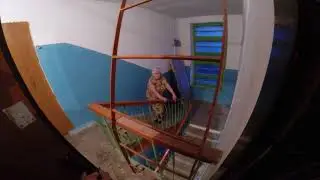 Больная соседка бушует.