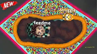 snake.io🐍swordsman dog snake skin🐍swordsman snake party,Zero to Hero gameplay||Snake Struggle