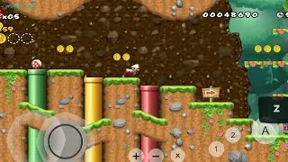 Newer Super Mario Bros Wii 720p|Galaxy S10|Custom Dolphin Emulator