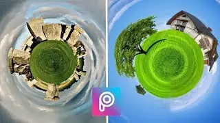 Tutorial Edit Tiny Planet Effect dengan Picsart | Picsart Tutorial