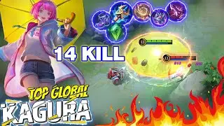 Aggressive Nonstop Roaming! Kagura Best Build in 2021 - Top Global Kagura - Mobile Legends