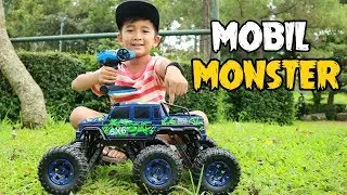 Mainan Mobil Monster Besar Pakai Remote Control