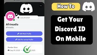 How To Get Your Discord ID On Mobile | How To Find Discord User & Server ID On Mobile