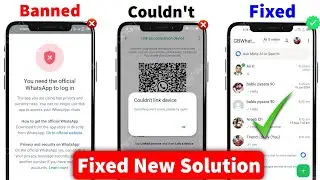 GB Whatsapp Link Device New Method 2024 | You need the official whatsapp to log in problem Fixed