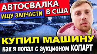 КУПИЛ МАШИНУ С АУКЦИОНА — А ТЕПЕРЬ ИЩУ ЗАПЧАСТИ НА СВАЛКЕ