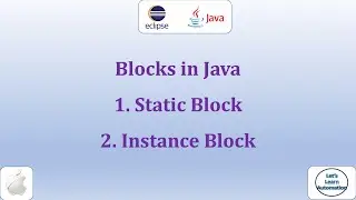40. Static and Instance Block