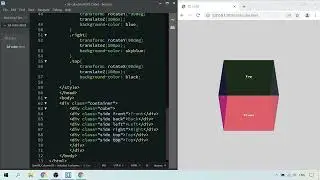 3D Cube Animation HTML CSS | CSS 3D Cube | CSS 3D Effect | Animated 3D Cube | B-Link