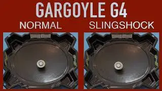 Beyblade Slingshock Mode Comparison - Gargoyle G4 (Ride the Rails)