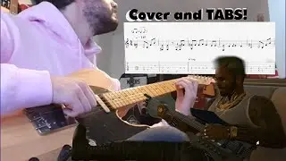 Kerry's Song from Cyberpunk 2077 (How to play cover with on screen Tabs!)