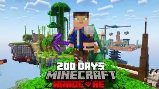 100 MORE Days of Skyblock Infinite in Minecraft Hardcore