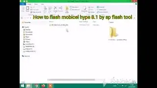 Mobicel Hype How To Flash BY Sp Flash tool Tool (MT6739)
