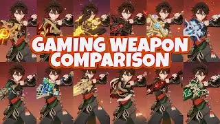 Gaming 4 & 5 Star Weapon Damage Comparison  | Genshin Impact