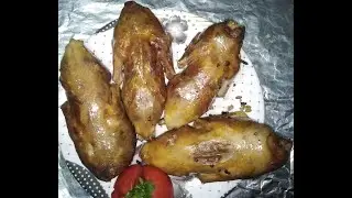#ابهريهم #بالحمام المحشى بالفريك المحمر #اكسبلور#طبخ_بيت