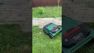 Robomow RS615, RS625Pro, RS635Pro. Установка и настройка. Вариант перехода в дочернюю зону.