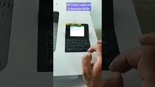 test PS Font List page - máy in HP LaserJet Enterprise M554 #shorts