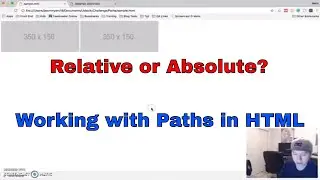 How to use Relative and Absolute Paths in HTML
