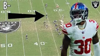 The Las Vegas Raiders Darnay Holmes Signing Adds Depth But CONFUSING... | Film Analysis |