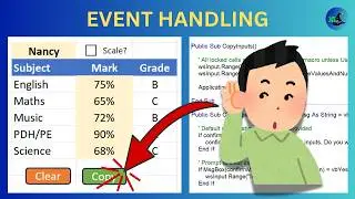 How To Handle Events In Excel VBA