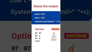 Java program output | Guess the output of java program