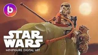 Dewback Rider | Minifigure Digital Art